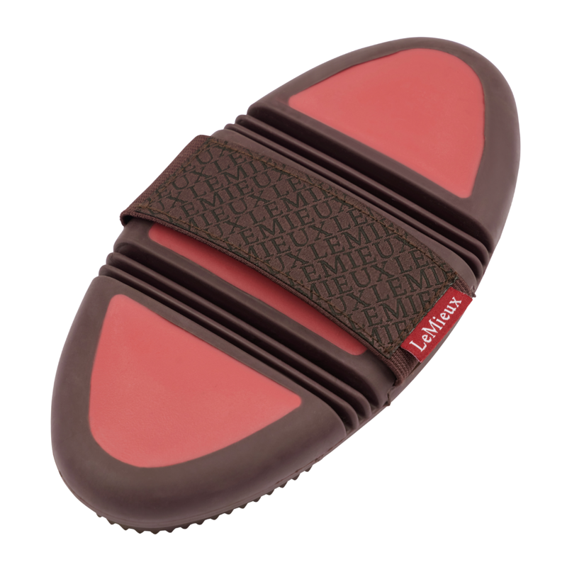 LeMieux Flexi Curry Comb - Cranberry-2