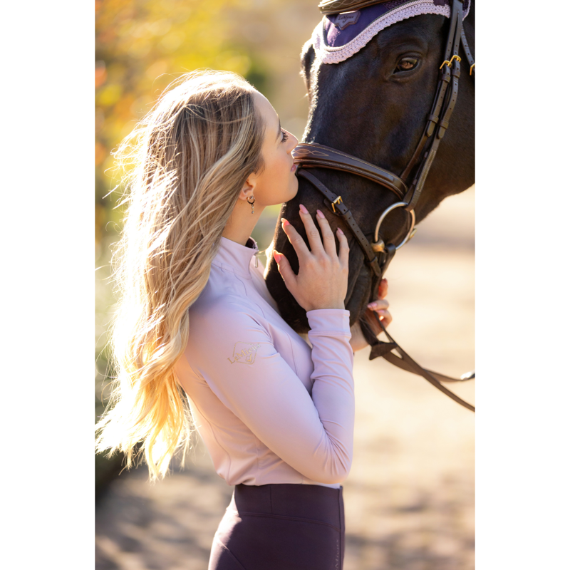 LeMieux Halle Lightweight Base Layer - Lilac-8