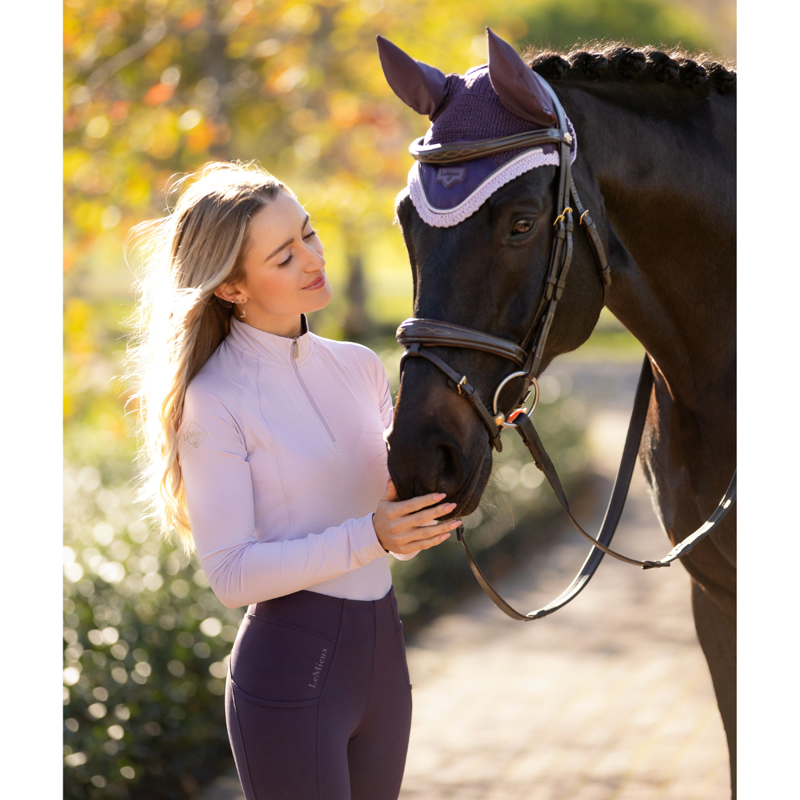 LeMieux Halle Lightweight Base Layer - Lilac-7