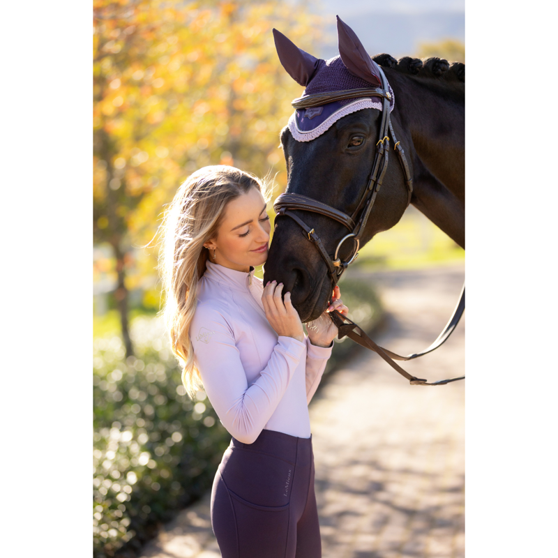 LeMieux Halle Lightweight Base Layer - Lilac-5