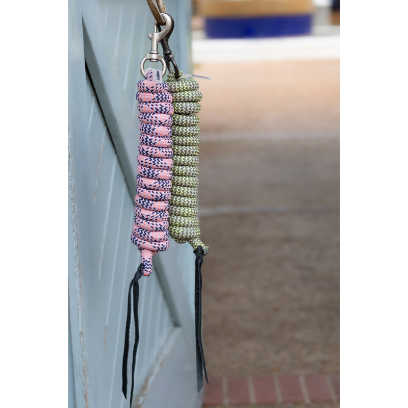 LeMieux Training Leadrope - Rosemary/Stone/Lemonade-1