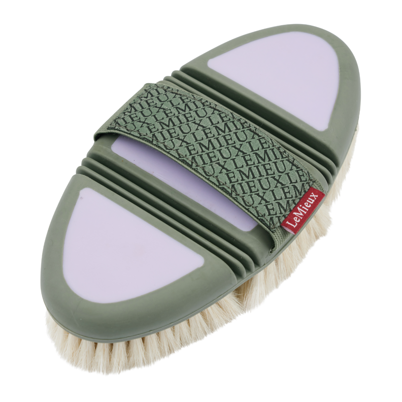 LeMieux Flexi Goat Hair Body Brush - Lilac-2