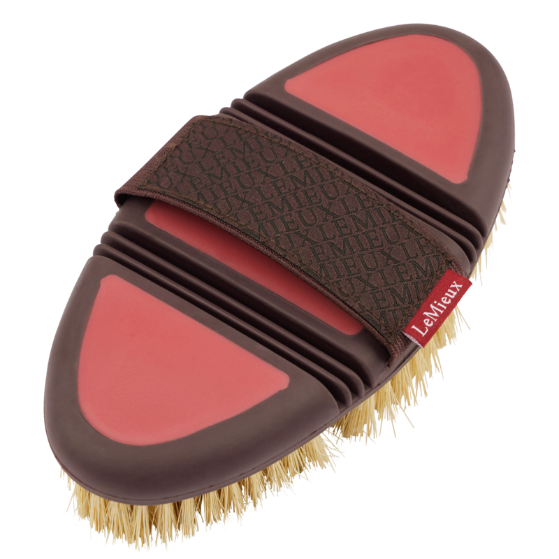 LeMieux Flexi Scrubbing Brush - Cranberry-2