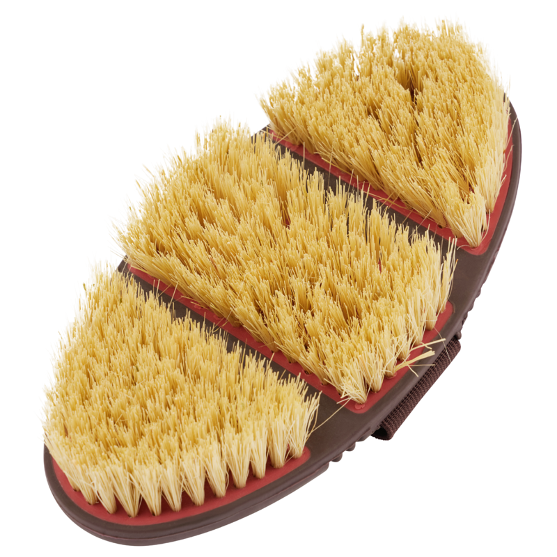 LeMieux Flexi Scrubbing Brush - Cranberry-1