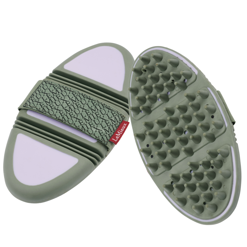 LeMieux Flexi Massage Brush - Lilac