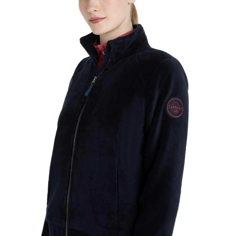 LeMieux Liberty Fleece Zip Through - Navy-3