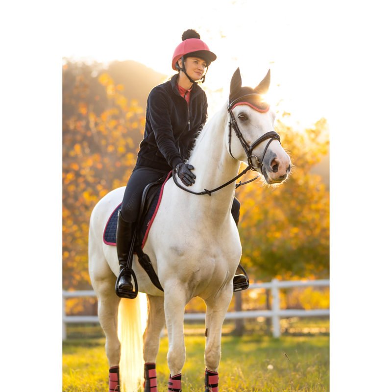 LeMieux Liberty Fleece Zip Through - Navy-5