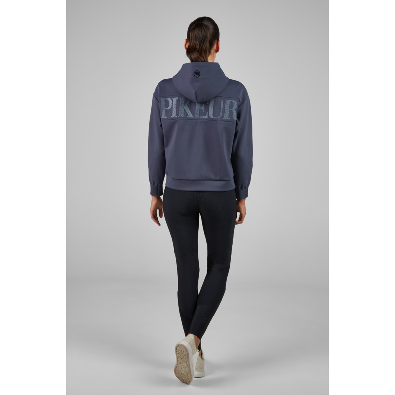 Pikeur Ladies Hoody Jacket - Graphite Blue-3