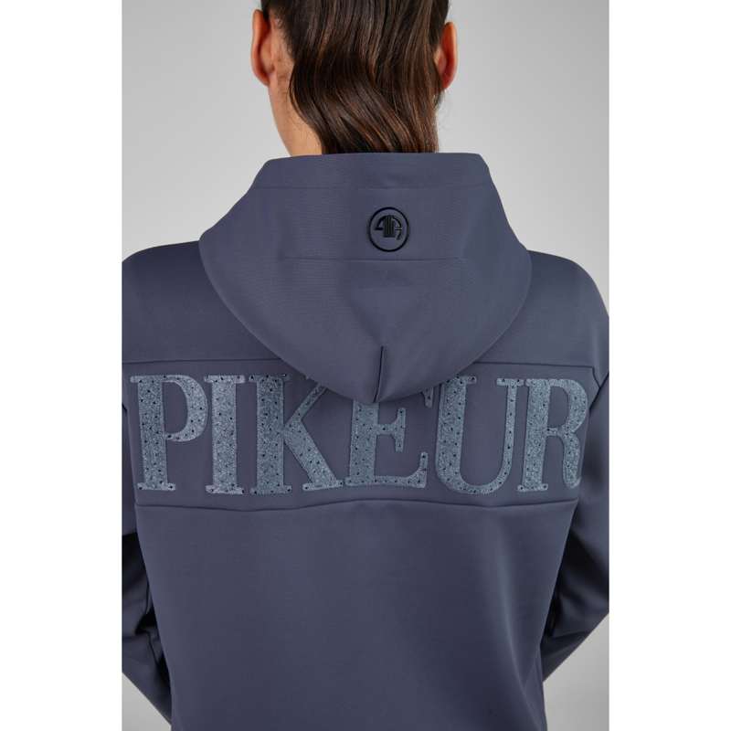 Pikeur Ladies Hoody Jacket - Graphite Blue-5
