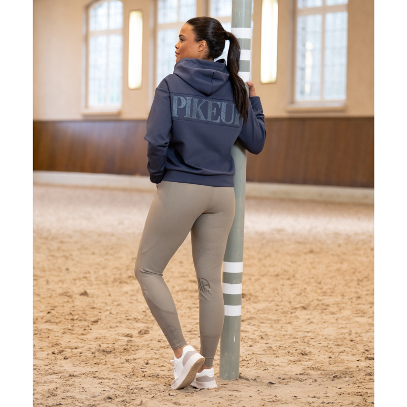 Pikeur Ladies Hoody Jacket - Graphite Blue-7