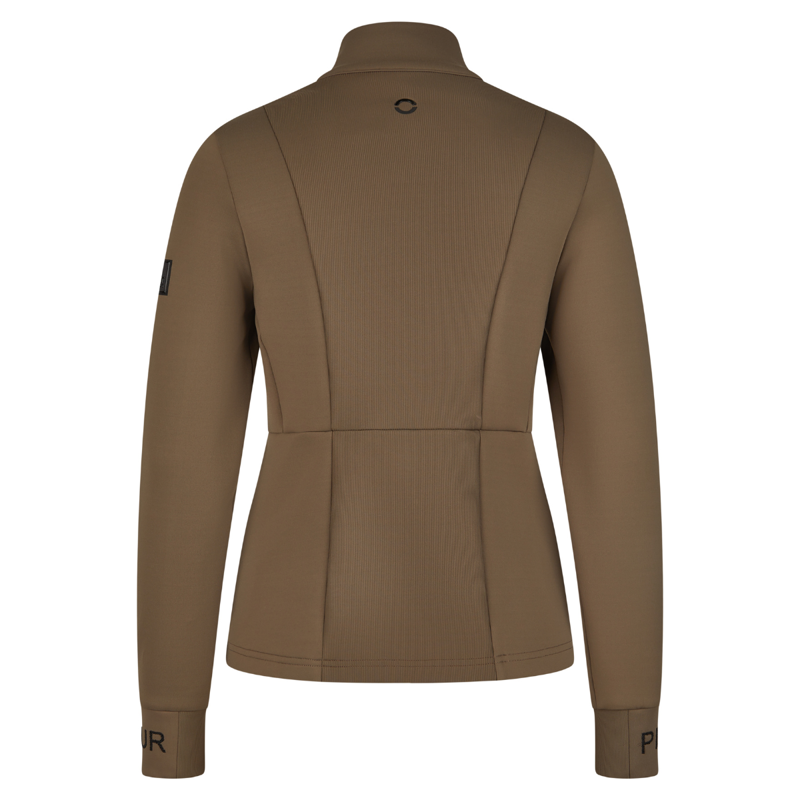 Pikeur Ladies Jersey Jacket - Slate Brown-1