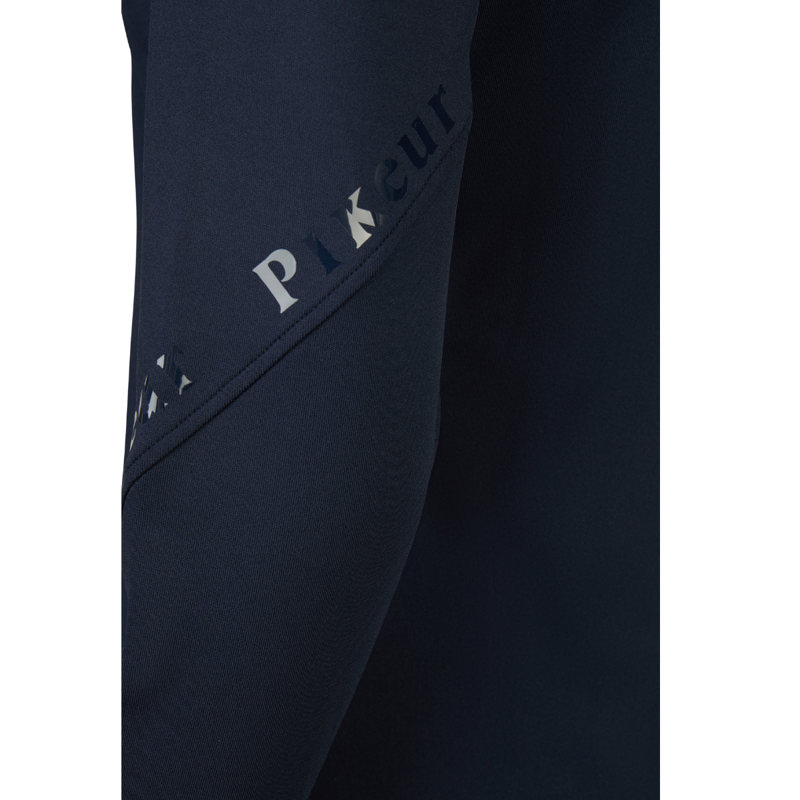 Pikeur Ladies Zip Training Shirt - Night Blue-3