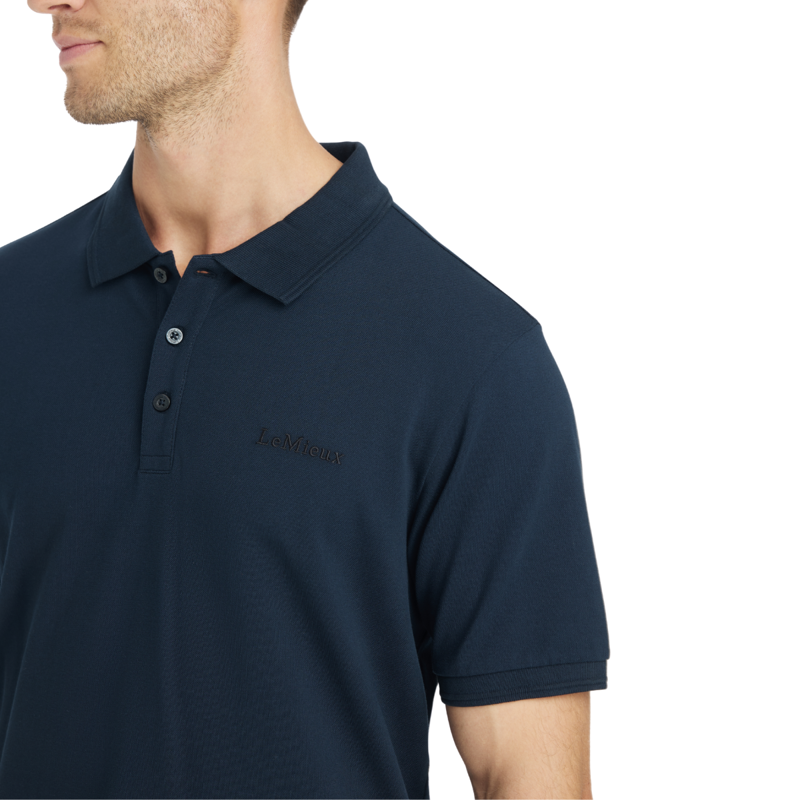 LeMieux Men's Classique Polo Shirt - Navy-3