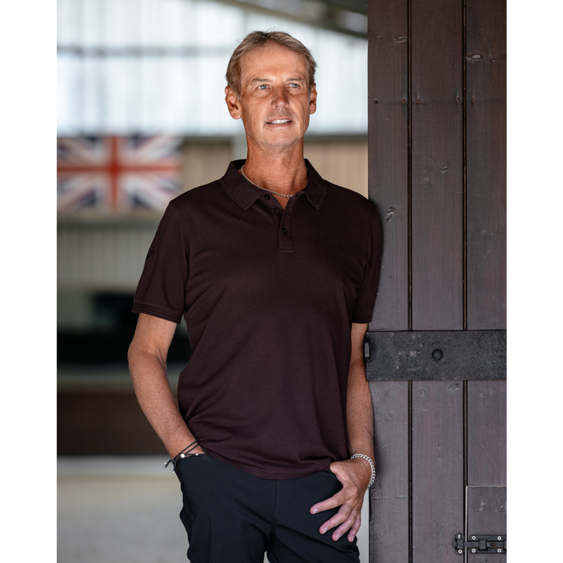LeMieux Men's Classique Polo Shirt - Damson-6