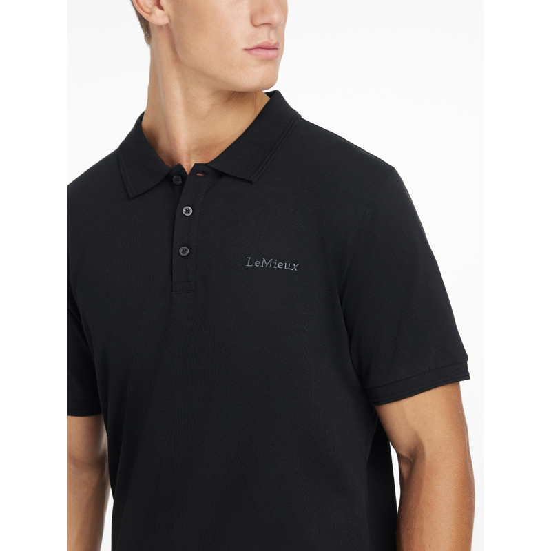 LeMieux Men's Classique Polo Shirt - Black-3