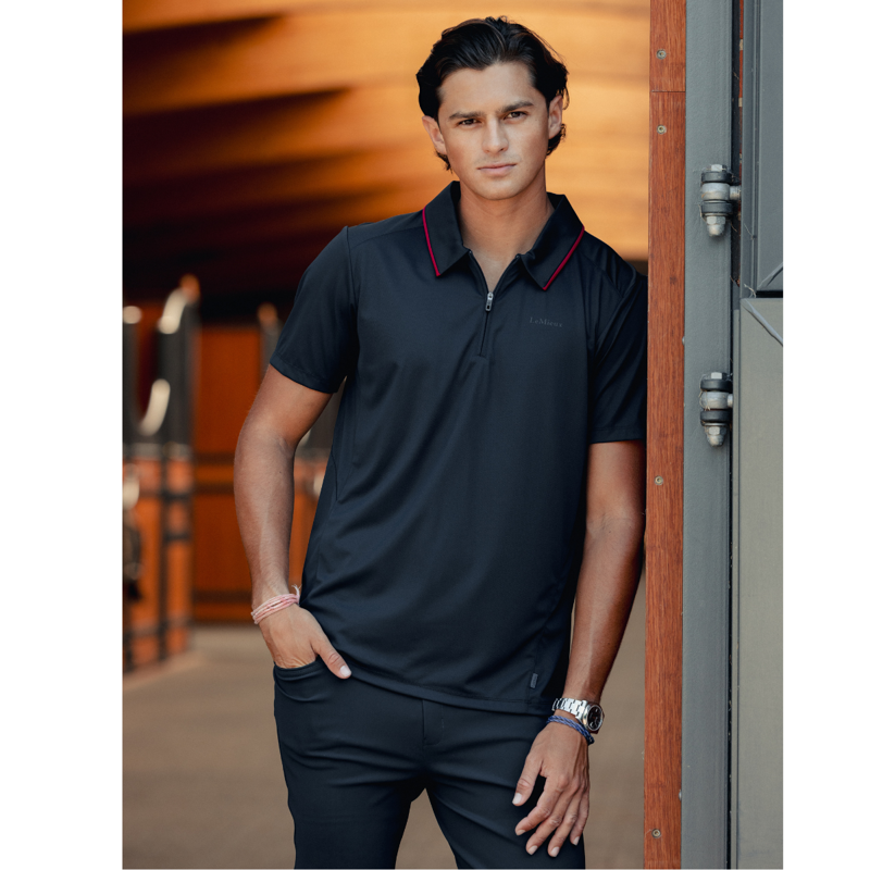 LeMieux Men's Performance Polo - Navy-5