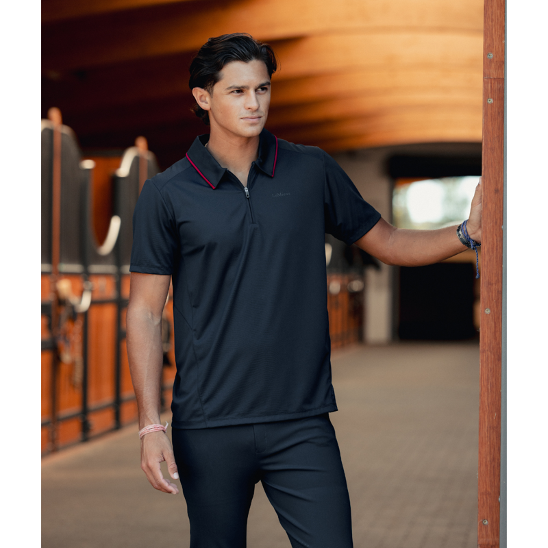 LeMieux Men's Performance Polo - Navy-4