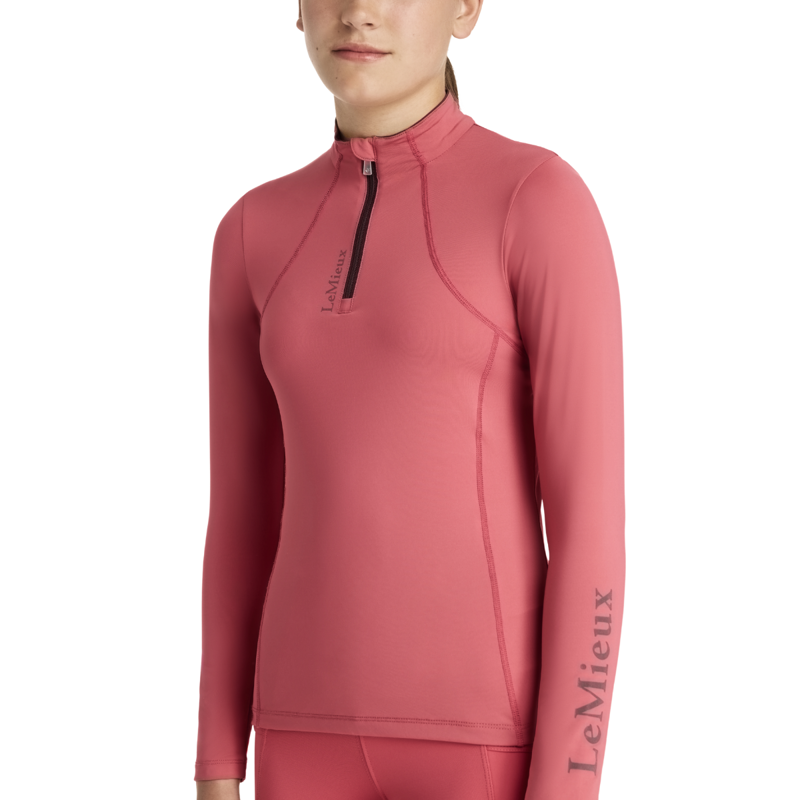 LeMieux Young Rider Classique Base Layer - Cranberry-2