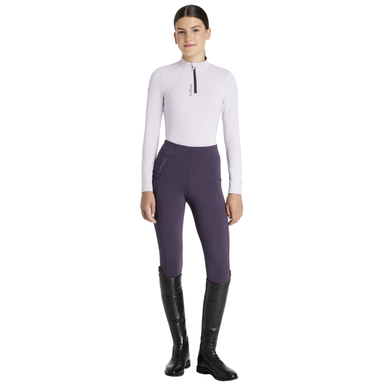LeMieux Young Rider Classique Base Layer - Lilac-3