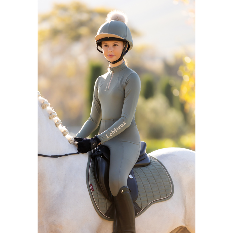 LeMieux Young Rider Classique Base Layer - Rosemary-4