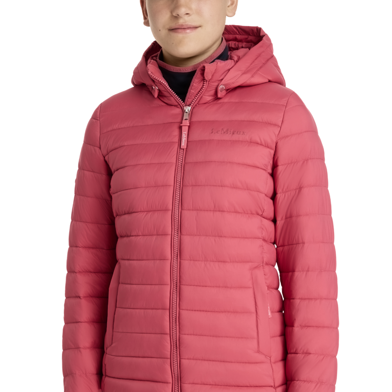 LeMieux Young Rider Ruby Puffer Jacket - Cranberry-3