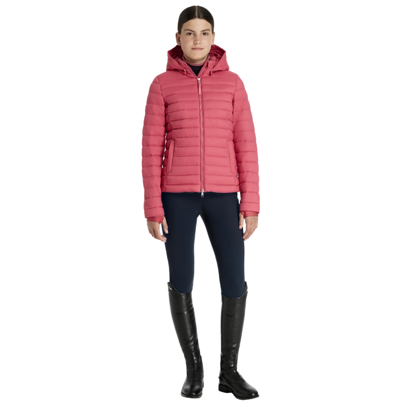 LeMieux Young Rider Ruby Puffer Jacket - Cranberry-2