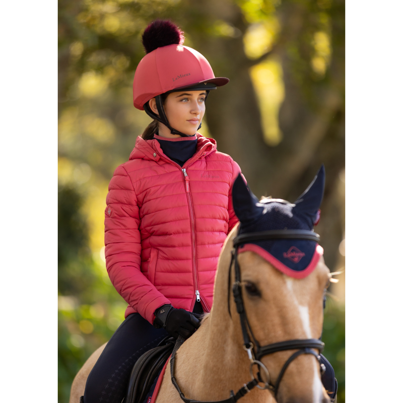 LeMieux Young Rider Ruby Puffer Jacket - Cranberry-8