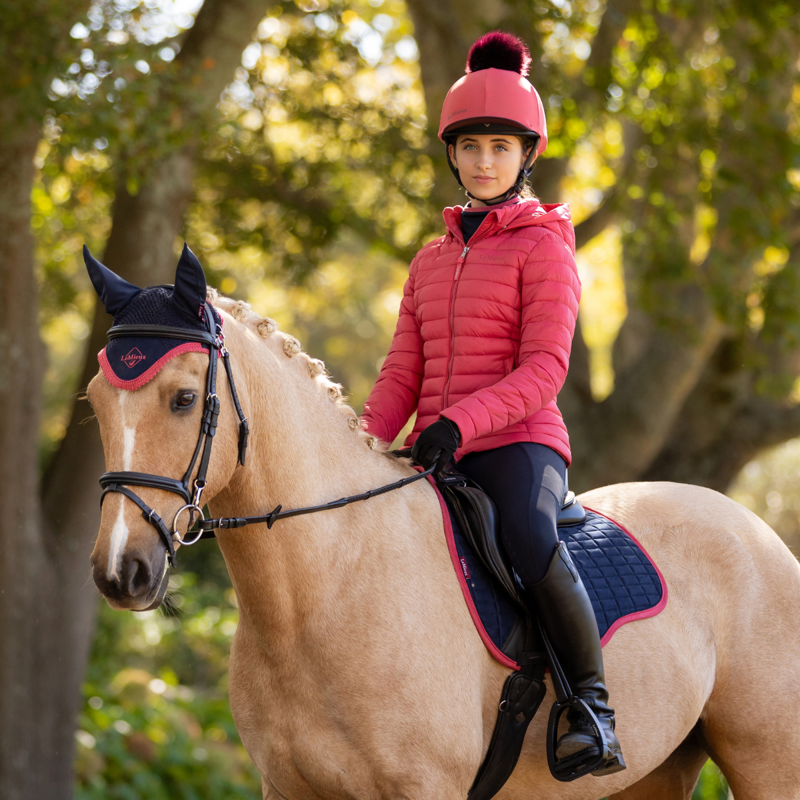 LeMieux Young Rider Ruby Puffer Jacket - Cranberry-7