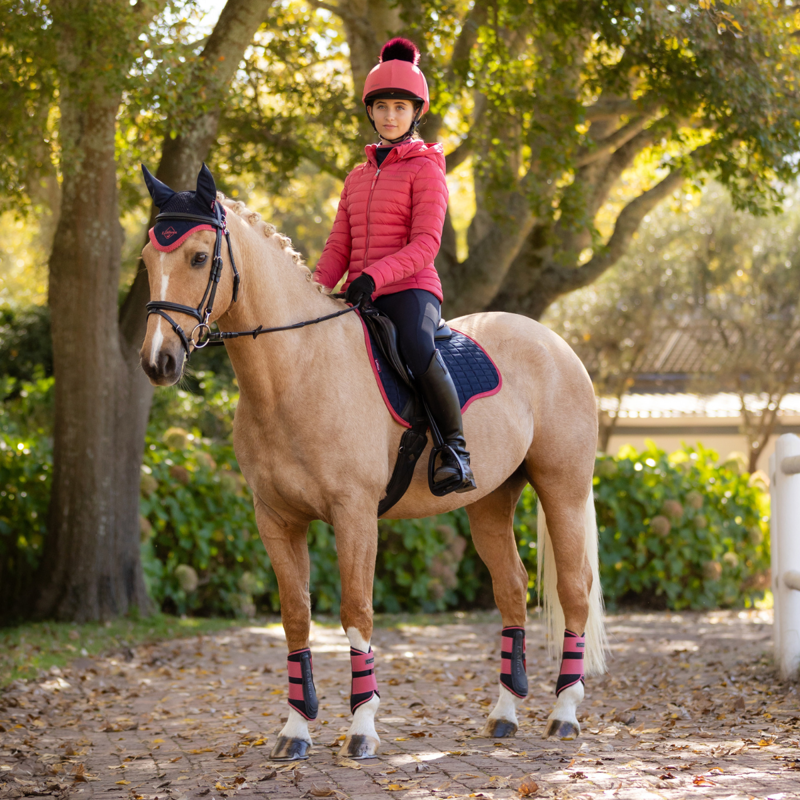 LeMieux Young Rider Ruby Puffer Jacket - Cranberry-6