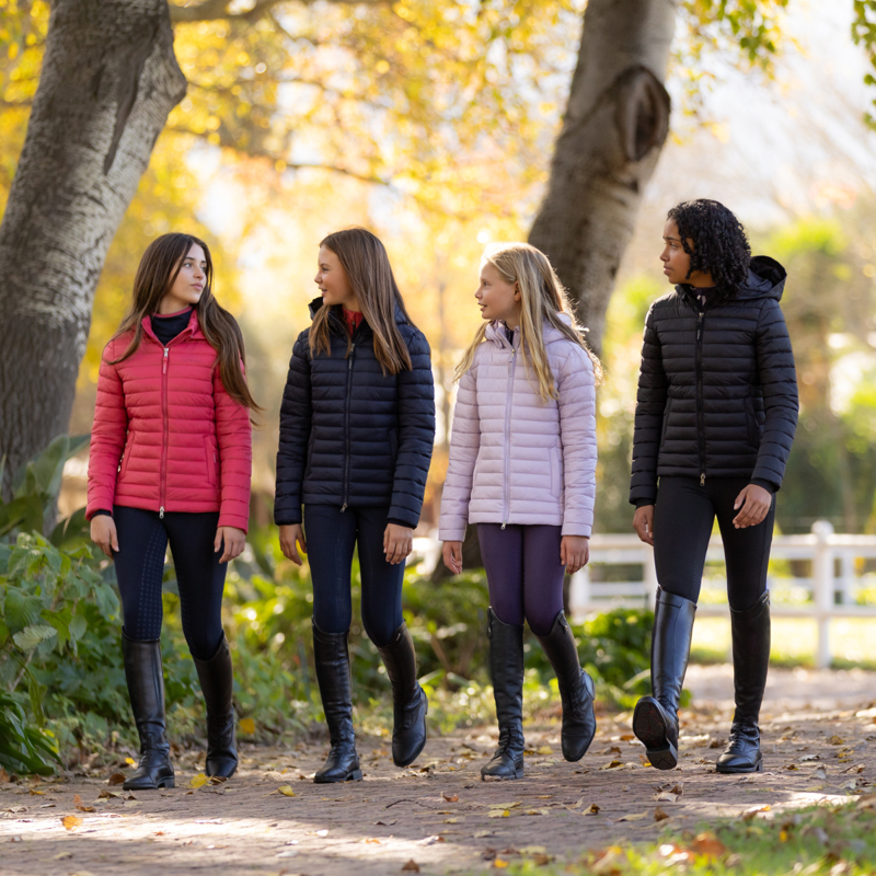 LeMieux Young Rider Ruby Puffer Jacket - Cranberry-5