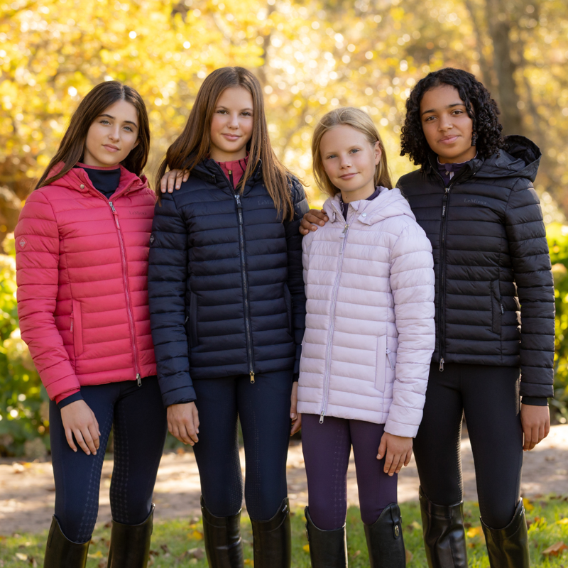 LeMieux Young Rider Ruby Puffer Jacket - Navy-4
