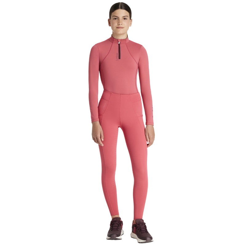 LeMieux Young Rider Orla Pull Ons - Cranberry-3