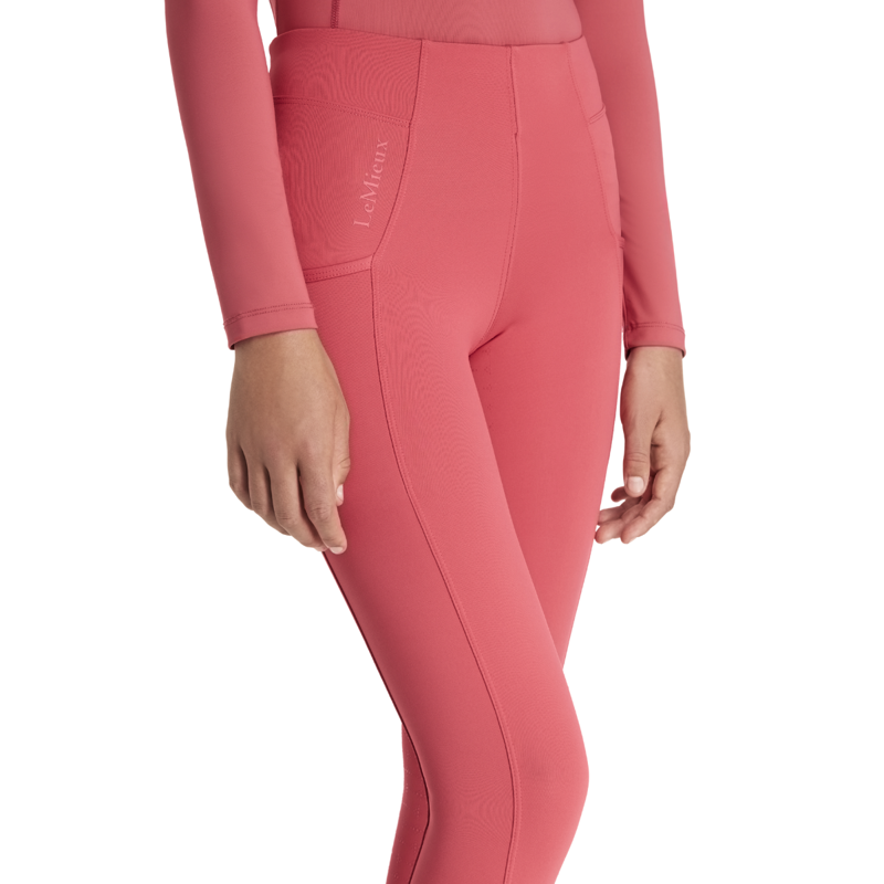 LeMieux Young Rider Orla Pull Ons - Cranberry-2