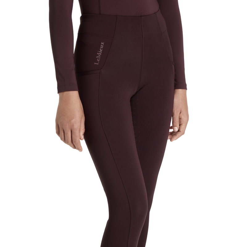 LeMieux Young Rider Orla Pull Ons - Damson-2