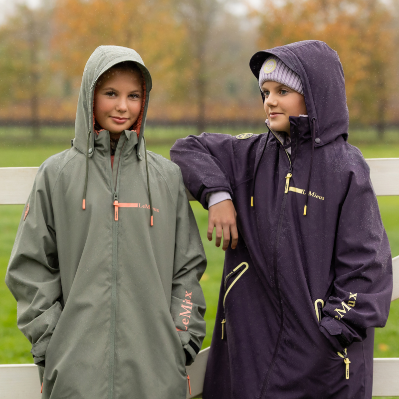 LeMieux Young Rider HydroShield Robe - Rosemary-6