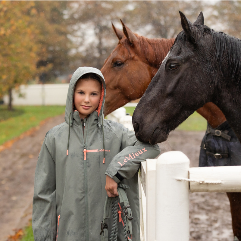 LeMieux Young Rider HydroShield Robe - Juniper-4