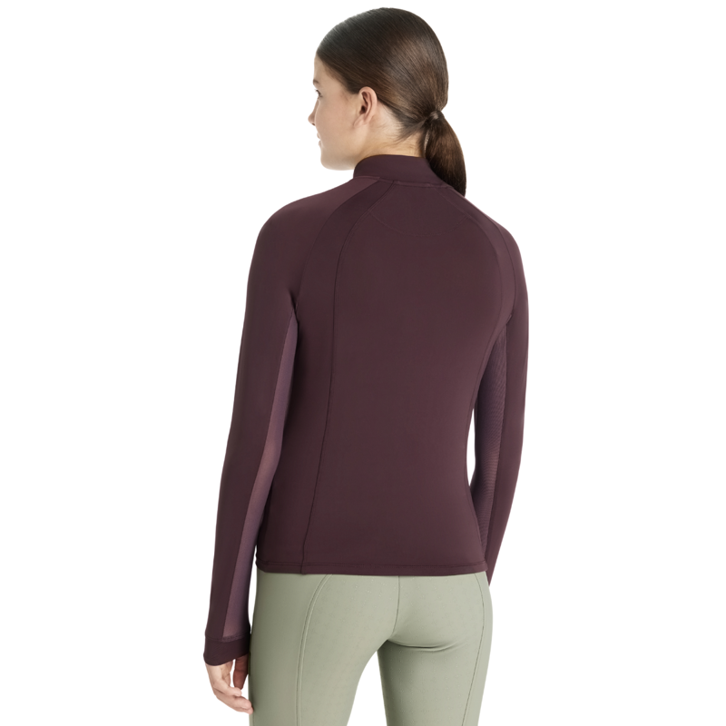 LeMieux Young Rider Hope Lightweight Base Layer - Damson-1
