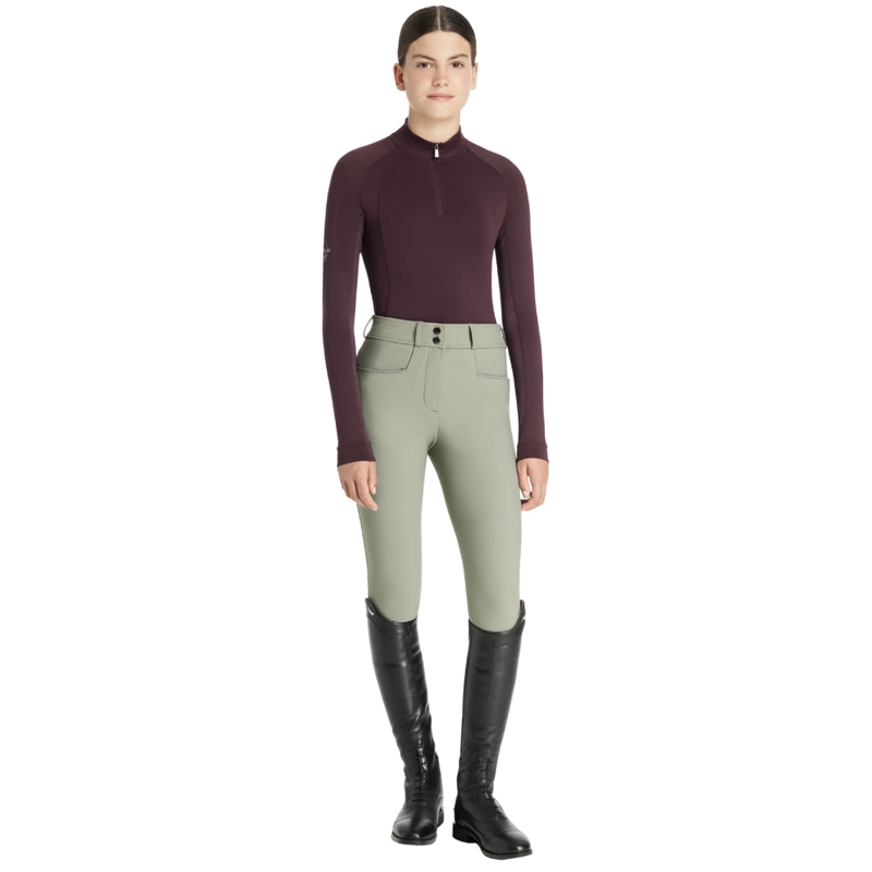 LeMieux Young Rider Hope Lightweight Base Layer - Damson-2
