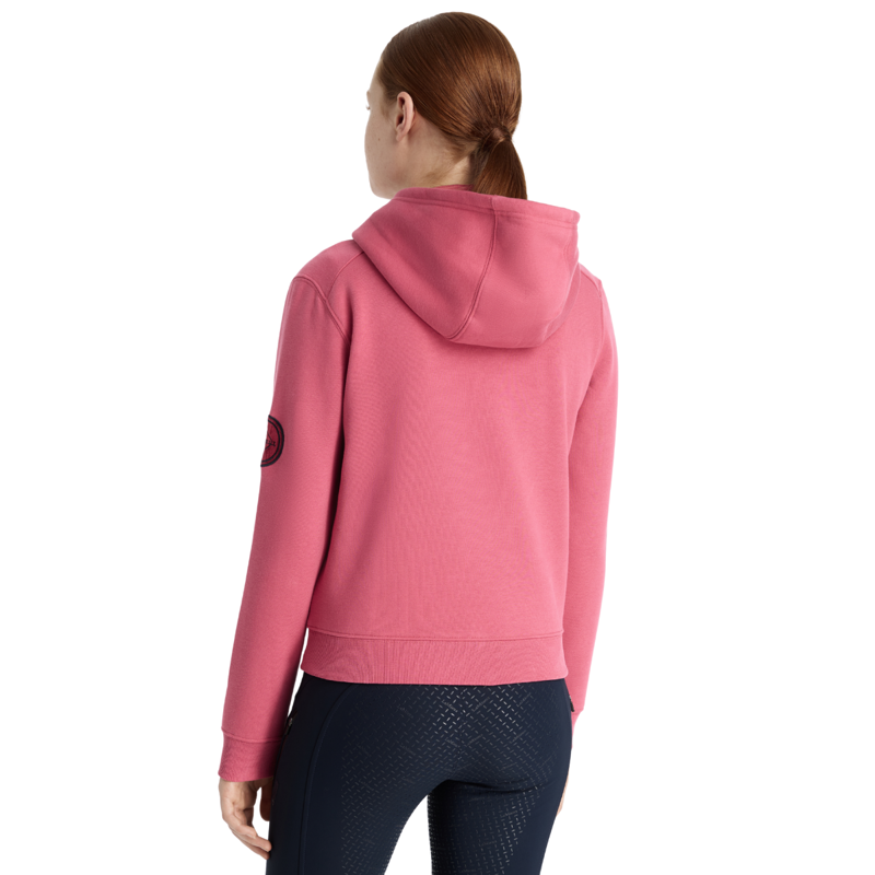 LeMieux Young Rider Hettie Half Zip Hoodie - Cranberry-1