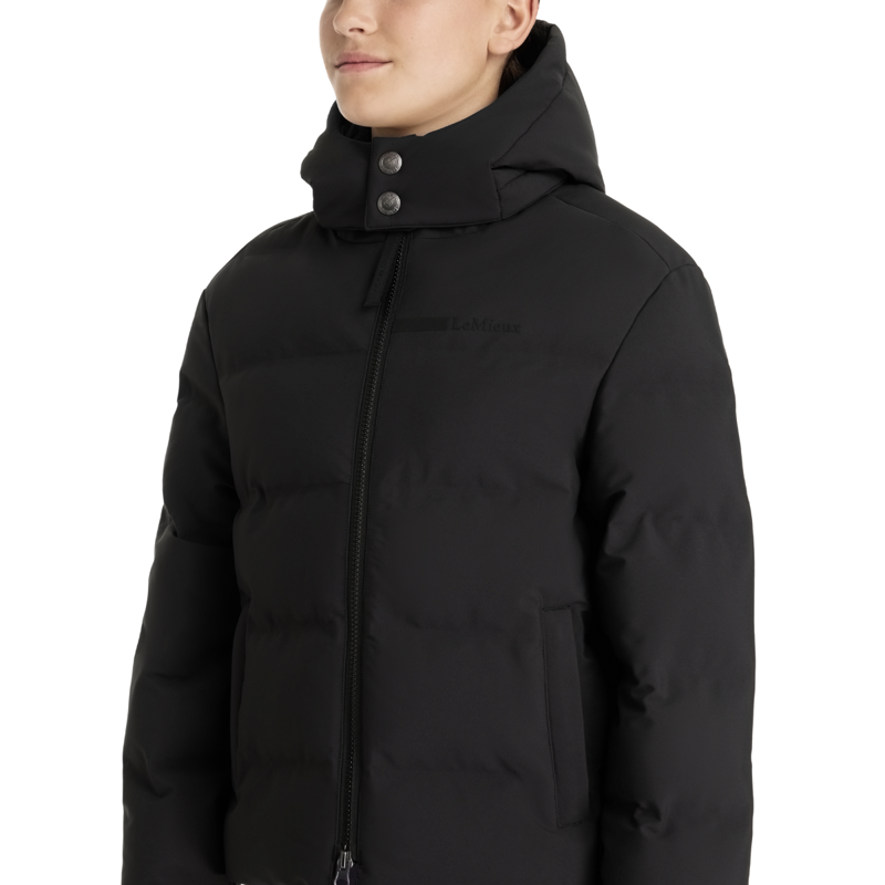 LeMieux Young Rider Daisy Waterproof Coat - Black-3