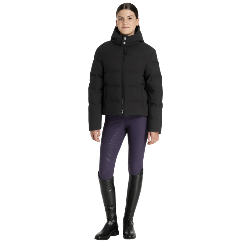 LeMieux Young Rider Daisy Waterproof Coat - Black-2