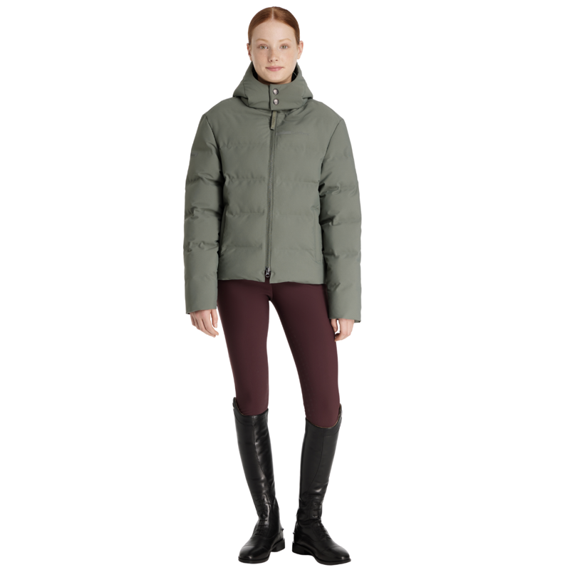 LeMieux Young Rider Daisy Waterproof Coat - Rosemary-2