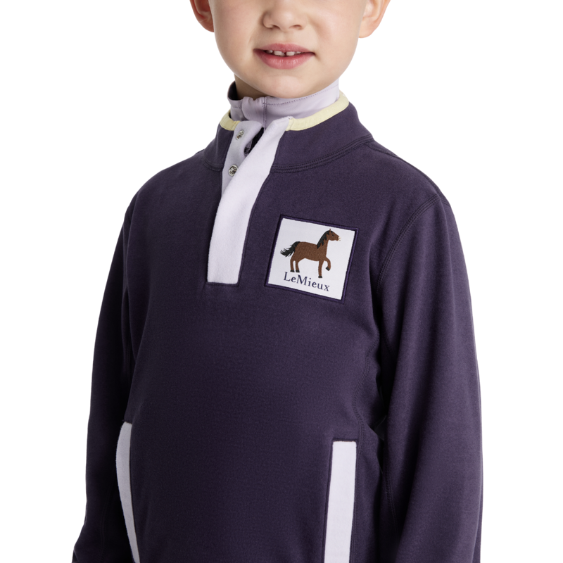 LeMieux Mini Mae Popper Fleece - Juniper-3