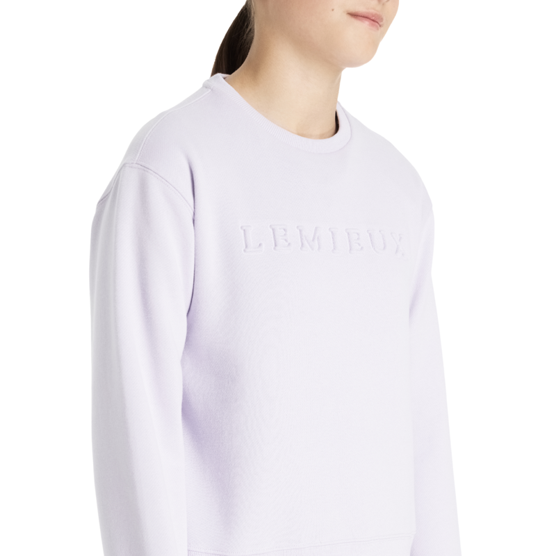 LeMieux Young Rider Carmen Crew Sweat - Lilac-4