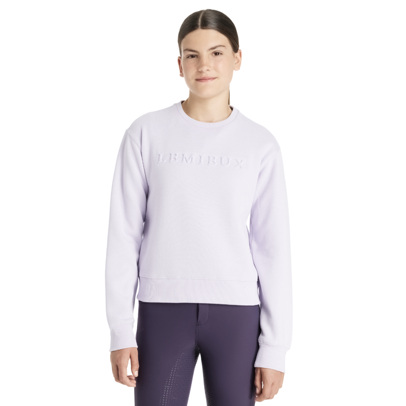 LeMieux Young Rider Carmen Crew Sweat - Lilac-1