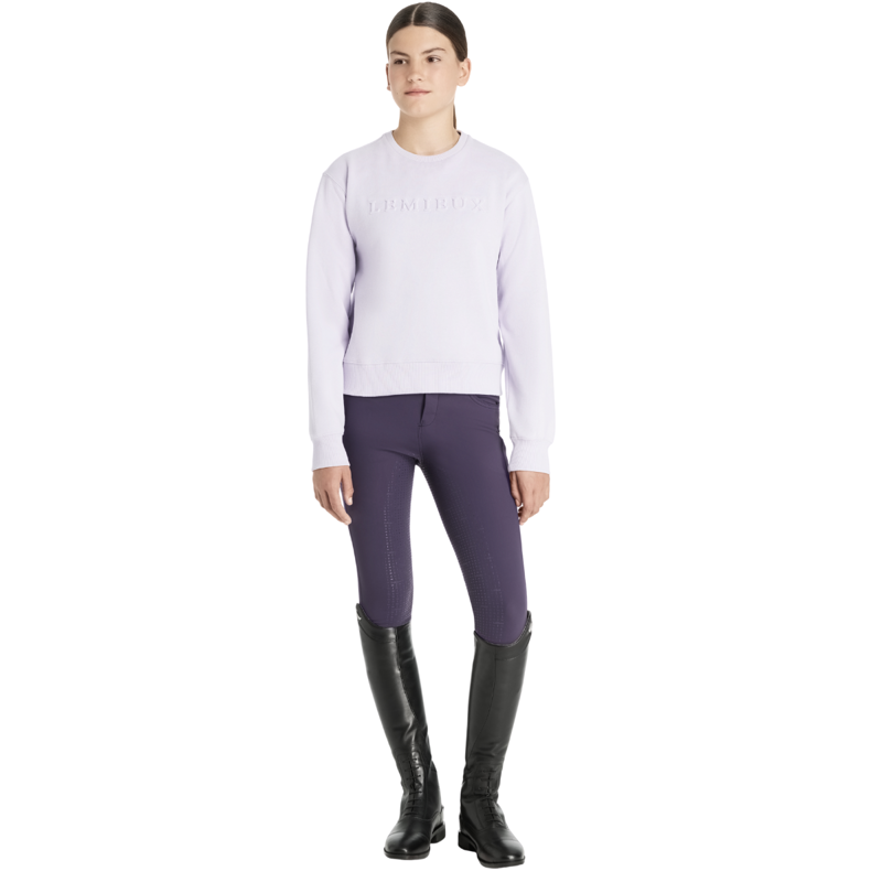 LeMieux Young Rider Carmen Crew Sweat - Lilac-3