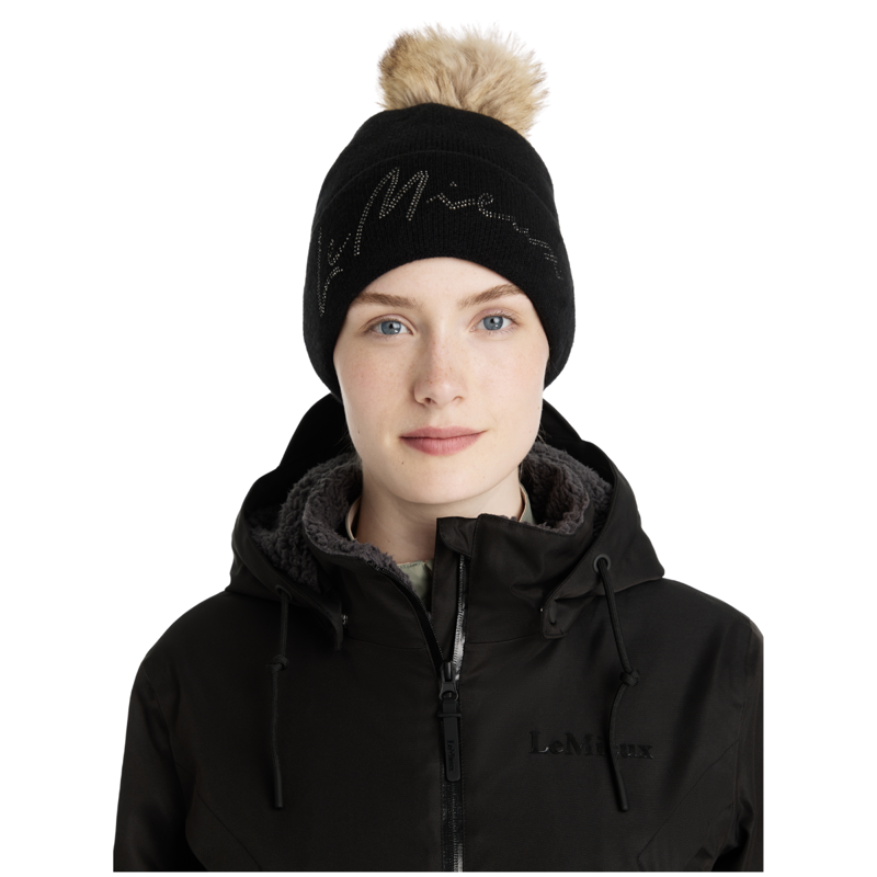 LeMieux Sparkle Beanie - Black-2