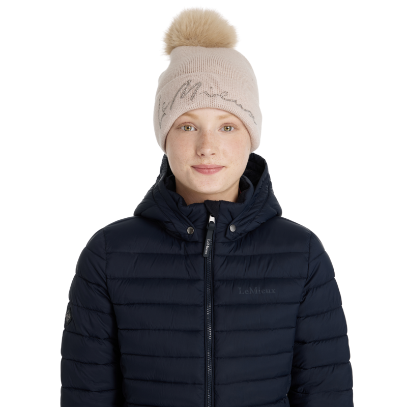 LeMieux Sparkle Beanie - Stone-3