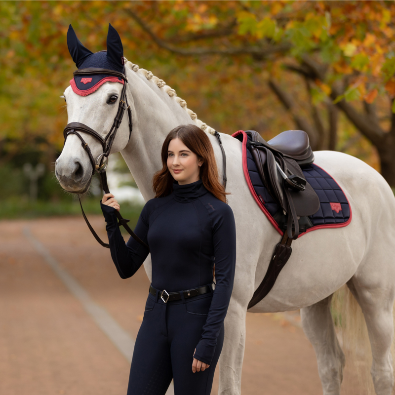 LeMieux Sara Snood Base Layer - Navy-5