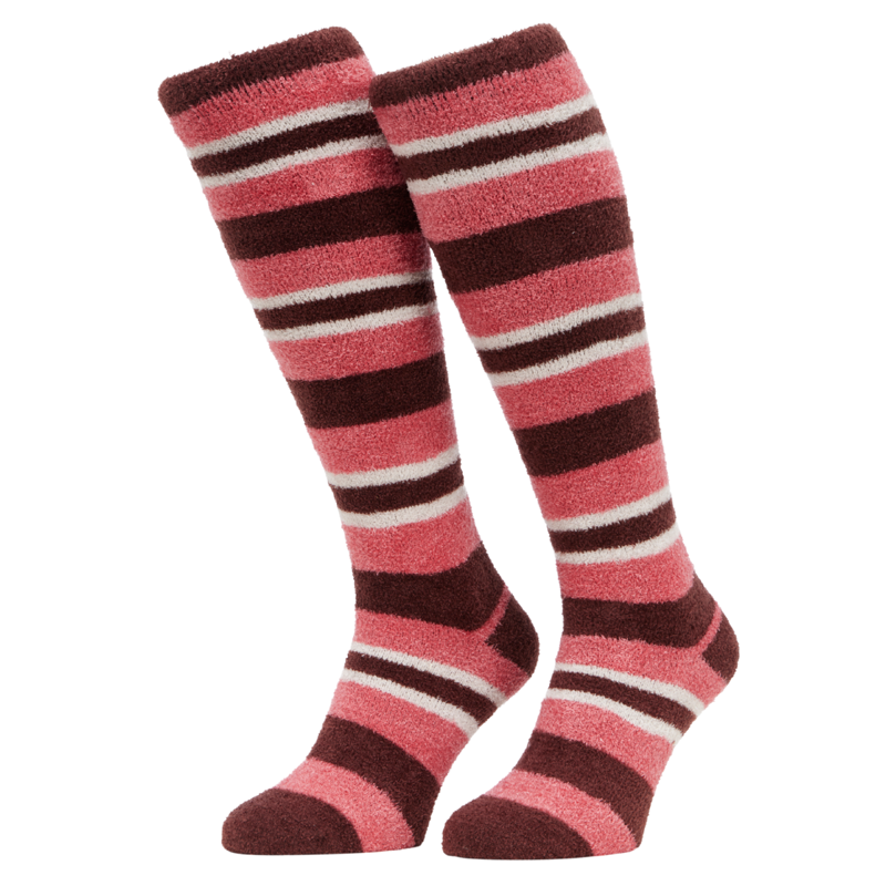 LeMieux Sabrina Stripe Fluffies - Cranberry
